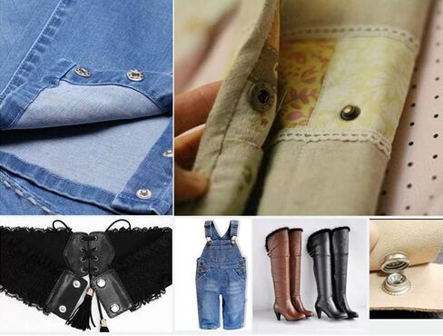 24 Sets Heavy Duty Leather Snap Fasteners Kit, BetterJonny 12.5mm Metal Snap Buttons Press Studs Leather Rivets Snaps with 4 Setter Tools for Clothes Bracelet Jackets Jeans Antique Brass in Kuwait