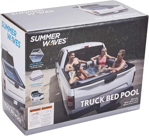 Gard Summer Waves Inflatable Truck Bed Pool 66"x62"x21" in Saudi Arabia