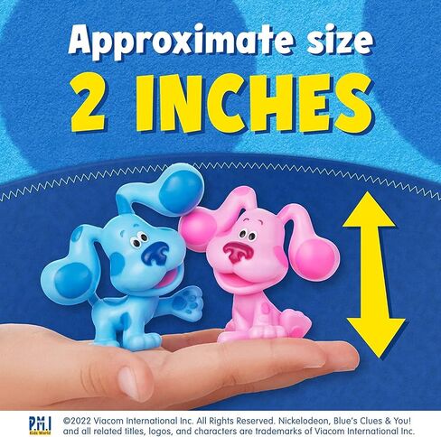 P.M.I. Blue's Clues Toppers for Kids | 5 Toppers Blue’s Clues Toys in 1 Pack | Collect All 12 Blue Clues Toys / Mini Toys | Blue Clues Party Favors | Kids’ Toys & Blues Clues Birthday Party Supplies in Kuwait