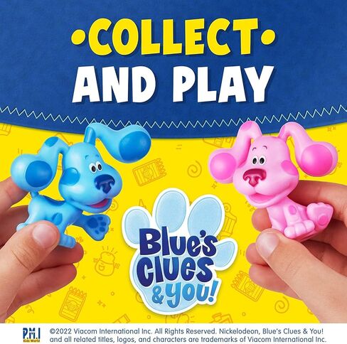 P.M.I. Blue's Clues Toppers for Kids | 5 Toppers Blue’s Clues Toys in 1 Pack | Collect All 12 Blue Clues Toys / Mini Toys | Blue Clues Party Favors | Kids’ Toys & Blues Clues Birthday Party Supplies in Kuwait