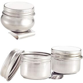PH PandaHall Palette Cups of 2 Set, Double Dipper Palette Cup with Screw Lid and Clip, Single Palette Cup with Clip (25ml / 0.8 Oz) in Saudi Arabia