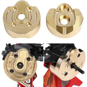 INJORA AXI03007 Brass Portal Knuckle Steering Cap Housing for 1:10 RC Crawler AXAIL SCX10 III AXI03007 & Capra 1.9 UTB AXI03004,2PCS (Set A)