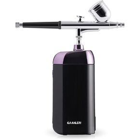 مجموعة بخاخة من جاهليري، فرشاة هوائية لاسلكية مع ضاغط، مجموعة فرش هوائية للمكياج، فرشاة هوائية صغيرة محمولة لتزيين الكعك، فن الاظافر، نموذج تلوين وشم الجسم والعناية بالوجه لجميع الاغراض in Kuwait