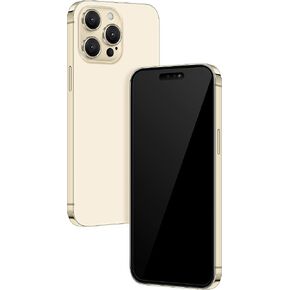 بدون شعار - نسخة طبق الأصل غير عاملة 1:1 نموذج هاتف عرض دمية للهاتف 14 pro لعبة مجسمة وهمية 14 pro شاشة سوداء ذهبية in Kuwait