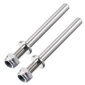 uxcell 5/32 Inch Diameter x 1.7 Inch Length Landing Gear Steel Axle Shaft Drive Axle with Nuts for RC Airplane - 2PCS in Saudi Arabia