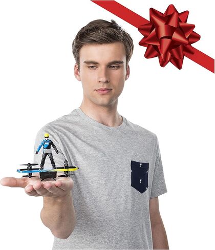 Air Hogs 2-in-1 Extreme Air Board, Transforms from RC Stunt Board to Paraglider, for Ages 8 and Up in Kuwait