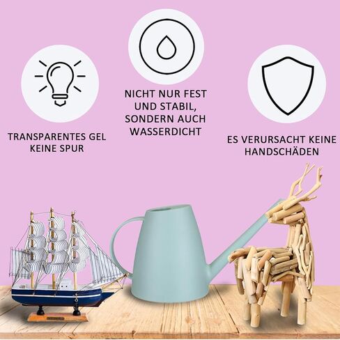 مادة لاصقة ناعمة من TEOYAFLY - مناسبة للأشكال والليغو والبلاستيك والزخارف الزخرفية. شفاف. 60 مل (2 قطعة) in Kuwait