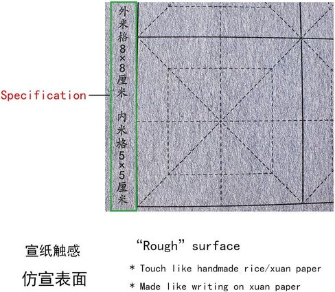Tianjintang 颜体، صديقة للبيئة، قابلة لإعادة الكتابة، لا حاجة إلى حبر، مجموعة سحرية للكتابة على الماء للخط الصيني للمبتدئين، حزمة من 10 قطع من طراز Yan Zhenqing in Kuwait