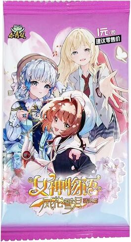 Goddess Story TCG، بطاقات Goddess Story TCG، بطاقة Anime Girl. بطاقات Anime TCG، صندوق تعزيز Goddess Story، بطاقات اللعب/التداول القابلة للتحصيل. in Kuwait
