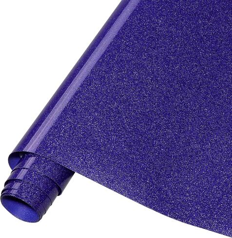 Tintnut Light Purple Glitter Heat Transfer Vinyl Roll,12"x5ft Iron on Vinyl in Kuwait
