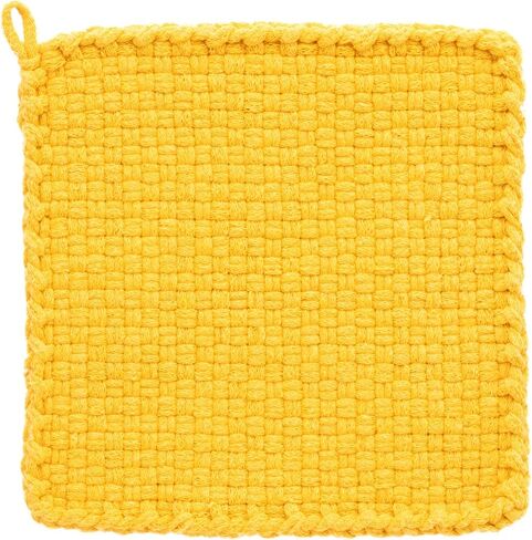Harrisville Designs حلقات قطنية صديقة للمنوال مقاس 10 بوصة حلقات بحجم احترافي تصنع 2 من حاملات الأكواب، وحرف النسيج للأطفال والكبار - أصفر in Saudi Arabia