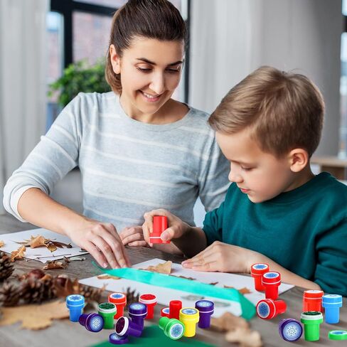 60 Pieces Winter Snowflake Stamps Rubber Frozen Stamps for Kids Assorted Colored Snowflake Stampers for Card Making Christmas Frozen Party Favors (Dark Blue, Light Blue) in Kuwait