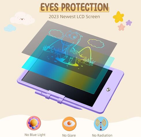 ألعاب kidopire للأولاد من سن 3 إلى 6 سنوات، 2 حزمة من أقراص الكتابة LCD للأطفال، لوحة رسم قابلة لإعادة الاستخدام للأطفال، ألعاب تعليمية هدايا عيد ميلاد للفتيات بعمر 3 4 5 6 سنوات in Kuwait