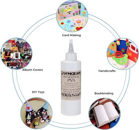 Books By Hand PH Neutral PVA Adhesive, Water-Soluble, 4 Ounce in Kuwait