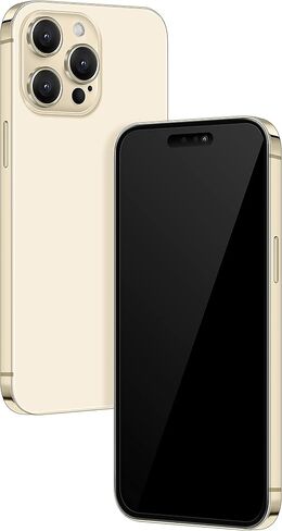 بدون شعار - نسخة طبق الأصل غير عاملة 1:1 نموذج هاتف عرض دمية للهاتف 14 pro لعبة مجسمة وهمية 14 pro شاشة سوداء ذهبية in Kuwait