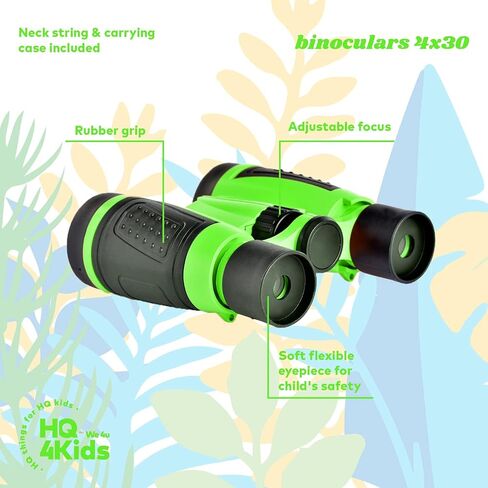HQ 4KIDS BY: WE 4U - Outdoor Adventure Kit for Kids: Binoculars, Compass, Magnifying Glass & Flashlight. 3-12 Year Old Boys & Girls in Saudi Arabia