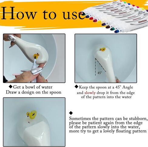 قلم رسم مائي سحري، أقلام تحديد عائمة للرسم مكونة من 12 لونًا، مجموعة أقلام رسم دودل سحرية، أقلام عائمة للمياه تمسح السبورة البيضاء، هدايا عيد ميلاد للأولاد والبنات (8) (12) in Kuwait