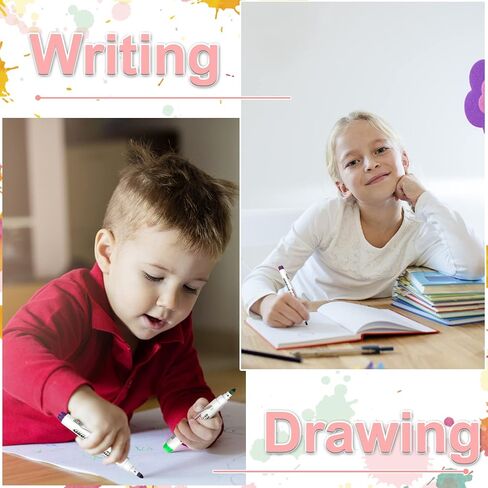 قلم رسم مائي سحري، أقلام تحديد عائمة للرسم مكونة من 12 لونًا، مجموعة أقلام رسم دودل سحرية، أقلام عائمة للمياه تمسح السبورة البيضاء، هدايا عيد ميلاد للأولاد والبنات (8) (12) in Kuwait