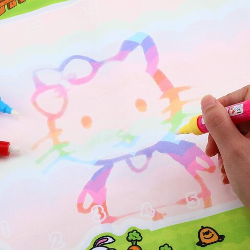 Outus 12 Pcs Water Doodle Pens Water Drawing Doodle Pens, Replacement Water Markers Pens for Book Toddlers Kids Doodle Mat Water in Saudi Arabia
