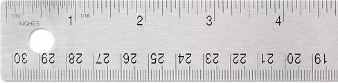 Alumicolor Flexible Stainless Steel ruler, measuring tool, 6IN in Kuwait
