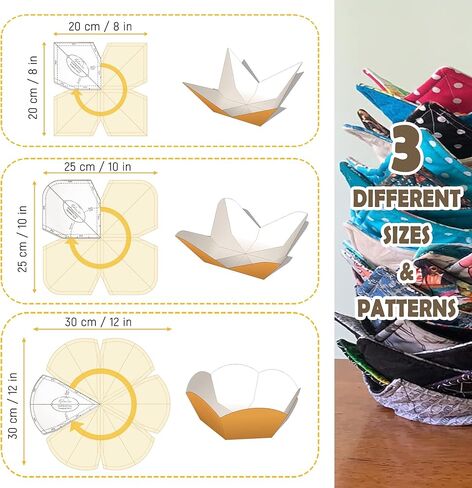 مجموعة مسطرة قطع قالب مريح من هالاندار، 3 قطع 8/10/12 بوصة من الأكريليك، قالب مسطرة خياطة اللحف مع تعليمات، 3 قلم قابل للذوبان في الماء، 15 حصيرًا غير قابل للانزلاق، 3 مقاطع لرف وعاء الطعام in Kuwait