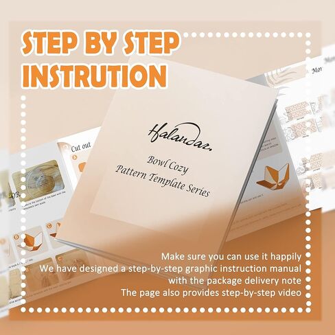 مجموعة مسطرة قطع قالب مريح من هالاندار، 3 قطع 8/10/12 بوصة من الأكريليك، قالب مسطرة خياطة اللحف مع تعليمات، 3 قلم قابل للذوبان في الماء، 15 حصيرًا غير قابل للانزلاق، 3 مقاطع لرف وعاء الطعام in Kuwait