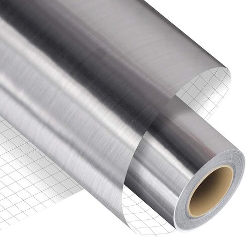 Brushed Gold Permanent Adhesive Vinyl Roll - 12" x 15 FT Premium Permanent Vinyl for Craft，Signs, Scrapbooking,and Other Craft Cutters. in Kuwait
