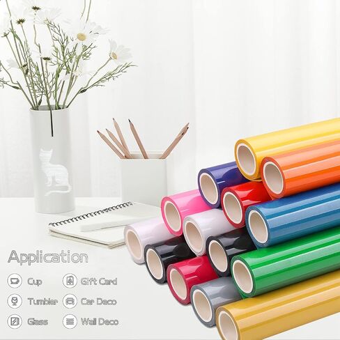 Brushed Gold Permanent Adhesive Vinyl Roll - 12" x 15 FT Premium Permanent Vinyl for Craft，Signs, Scrapbooking,and Other Craft Cutters. in Kuwait