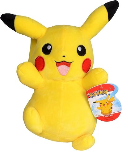 Pokémon 8" Pikachu Plush - Officially Licensed - Quality & Soft Stuffed Animal Toy - Generation One - Great Gift for Kids, Boys, Girls & Fans of Pokemon - 8 Inches in Saudi Arabia
