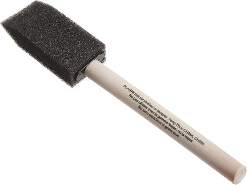 Plaid Foam Brushes 1-Inch, 44246 (4-Piece) , Black in Saudi Arabia