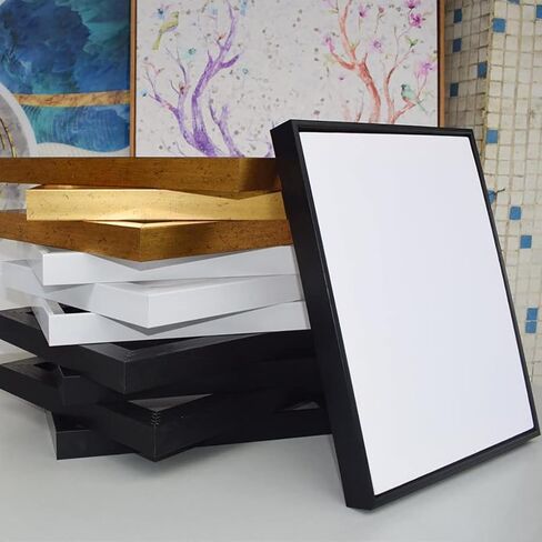 1.25" Deep Canvas Floater Frame, Assembled Canvas Floating Frame, Floater Frame for Canvas Paintings, Floating Frame for Canvas Art (Brown, 12"x16") in Saudi Arabia
