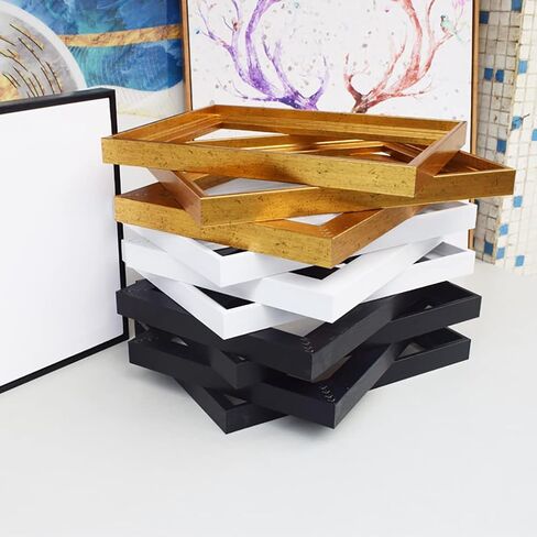 1.25" Deep Canvas Floater Frame, Assembled Canvas Floating Frame, Floater Frame for Canvas Paintings, Floating Frame for Canvas Art (Brown, 12"x16") in Saudi Arabia