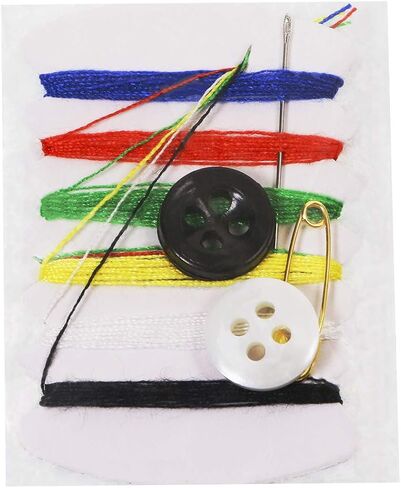 Shapenty Small Simple Handy Travel Sewing Kits Thread Repair Emergency Kit with with Needles, Threads, Button, Safety Pin for Gift Home Hotel Amenities Necessities (50) in Saudi Arabia