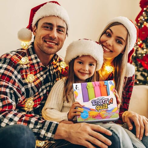 كوليتس باي ماش طقم لحاف بتصميم عقدة - طقم بطانية صوف بدون خياطة للاطفال من سن 4 الى 16 سنة، مجموعة الحرف اليدوية، بطانية ذاتية الصنع 54 انش × 42 انش، 48 قطعة ملونة فائقة النعومة in Kuwait