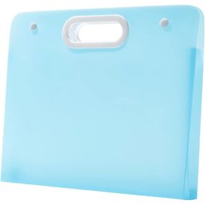 Sohynca Plastic Art Portfolio, Large Art Portfolio with Handles,Waterproof Portfolio Folder for Artwork, Arts Storage Case for Drawing Sketch Photography Poster (17.32 x 13.22 inch) in Saudi Arabia