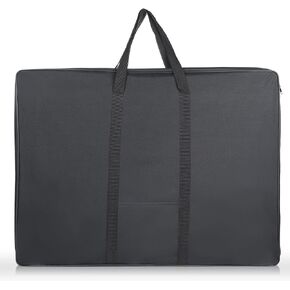 JJRING 37x28 Inch Wire Framed Art Portfolio Case Bag, Black in Saudi Arabia