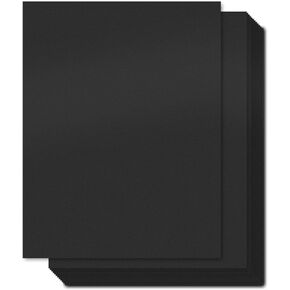 Black Colored Cardstock Thick Paper 100 Sheets, Ohuhu 8.5" x 11" Heavyweight 80lb Card Stock for Crafts and DIY Cards Making