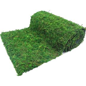 FAICOIA Moss Table Runner الطحلب المجفف للحرف اليدوية لفة الطحلب الأخضر للحدائق الخيالية وديكور الغابات الزفاف 12 بوصة × 106 بوصة حصيرة الطحلب المحفوظة لتزيين الطاولة سجادة الطحلب لجدار العشب الطحلب 30 × 270 سم in Kuwait