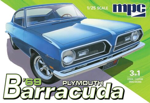 MPC 1969 Plymouth Barracuda 1:25 Scale Model KIt in Saudi Arabia