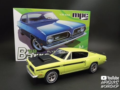 MPC 1969 Plymouth Barracuda 1:25 Scale Model KIt in Saudi Arabia