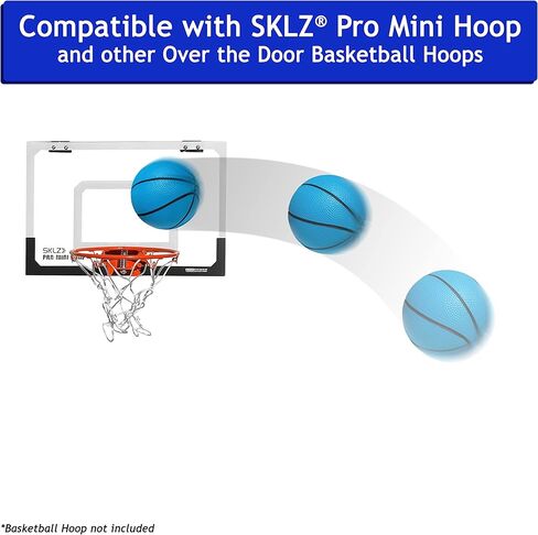 5 Inch Foam Mini Basketball for Indoor Basketball Mini Hoops, 2 Pack | Safe & Quiet Foam Basketball for Over The Door Mini Hoop Basketball Sets | Great for Adults & Kids Basketball (Green & Blue) in Kuwait