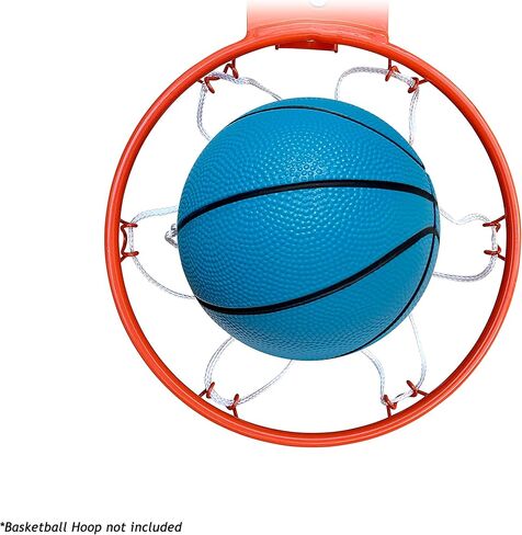 5 Inch Foam Mini Basketball for Indoor Basketball Mini Hoops, 2 Pack | Safe & Quiet Foam Basketball for Over The Door Mini Hoop Basketball Sets | Great for Adults & Kids Basketball (Green & Blue) in Kuwait