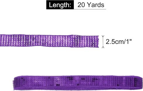 MECCANIXITY 20 ياردة مربعة ترتر تقليم 5 صف 1 بوصة شريط ترتر مسطح ترتر ليزر Paillette قماش لامع شريط ترتر للحرف اليدوية DIY هامش خياطة ذهبي فاتح in Kuwait