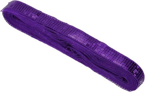 MECCANIXITY 20 ياردة مربعة ترتر تقليم 5 صف 1 بوصة شريط ترتر مسطح ترتر ليزر Paillette قماش لامع شريط ترتر للحرف اليدوية DIY هامش خياطة ذهبي فاتح in Kuwait