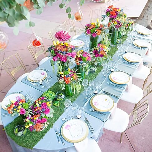 FAICOIA Moss Table Runner الطحلب المجفف للحرف اليدوية لفة الطحلب الأخضر للحدائق الخيالية وديكور الغابات الزفاف 12 بوصة × 106 بوصة حصيرة الطحلب المحفوظة لتزيين الطاولة سجادة الطحلب لجدار العشب الطحلب 30 × 270 سم in Kuwait