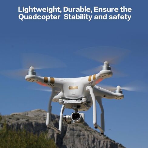 زوجان بديلان من مراوح Powerextra 9450 ذاتية التضييق 2CW/2CCW لـ DJI Phantom 2، Phantom 3 SE، احترافية، متقدمة، قياسية، 4K (أبيض) in Kuwait