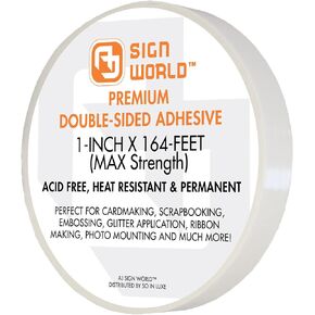 Best 11" Ultra-Thin Permanent Double-Sided Tape for Arts, Crafts, Die Cutting, Photography, Scrapbooking, Tear-by-Hand, Documents, All Purpose (11-Inch by 55 Yards) in Kuwait