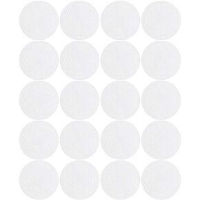 SEWACC 20pcs Frames Embroidery Kit Cross Stitch Frame Circle Shapes DIY Embroidery Supplies Weaving Kit Cuttable Mesh Grid Cross Stitch Meshes Canvas Suite White Wallet Embroidery Thread