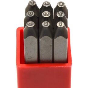 WKS TOOL 925 Steel Stamp Sterling Silver Purity Metal Marking Jewelry Stamping Tool (925 Silver Jewelry Stamps)