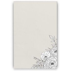 دفتر ملاحظات Dashleigh Lux باللونين العاجي والأسود، 100 ورقة (4x6 بوصة - غير مُبطن) in Kuwait